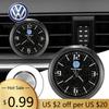 Для VOLKSWAGEN VW Новый Автомобиль Центральная Консоль Кондиционер Кварцевые Светящиеся Часы Для Volkswagen Golf Polo Tiguan Passat Tour