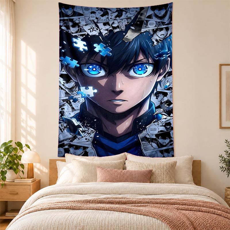 Blue Lock Tapestry highquality for decorating living room bedroom dorm walls ideal as bedroom wallart orholiday gift