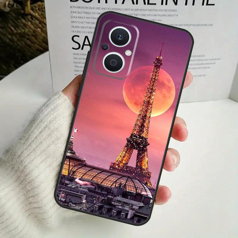 Чехол Paris Eiffel Tower France для OPPO Reno 8T 4Z 5Z 8 10 11 Pro 4 5 6 7 Lite OPPO Find X6 Pro X3 X2 X5 Lite