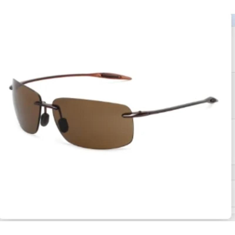 Classic Sports Rimless Sunglasses Men Women Men Driving Golf Rectangular Ultra Light Frame Sunglasses UV400 De Sol Gafas De Sol