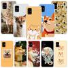 Японский чехол для телефона с милой улыбкой Шиба-ину для Samsung Galaxy A12 A22 A32 A42 A52 A72 A51 A71 5G A41 A31 A21 A02S M12 M21 M31 M30S