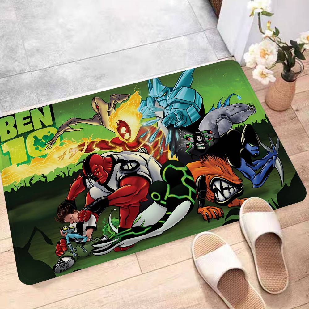 Мультяшный коврик для двери B-Ben 10, коврик для спальни и гостиной в скандинавском стиле, домашний балкон, противоскользящая альфомбра