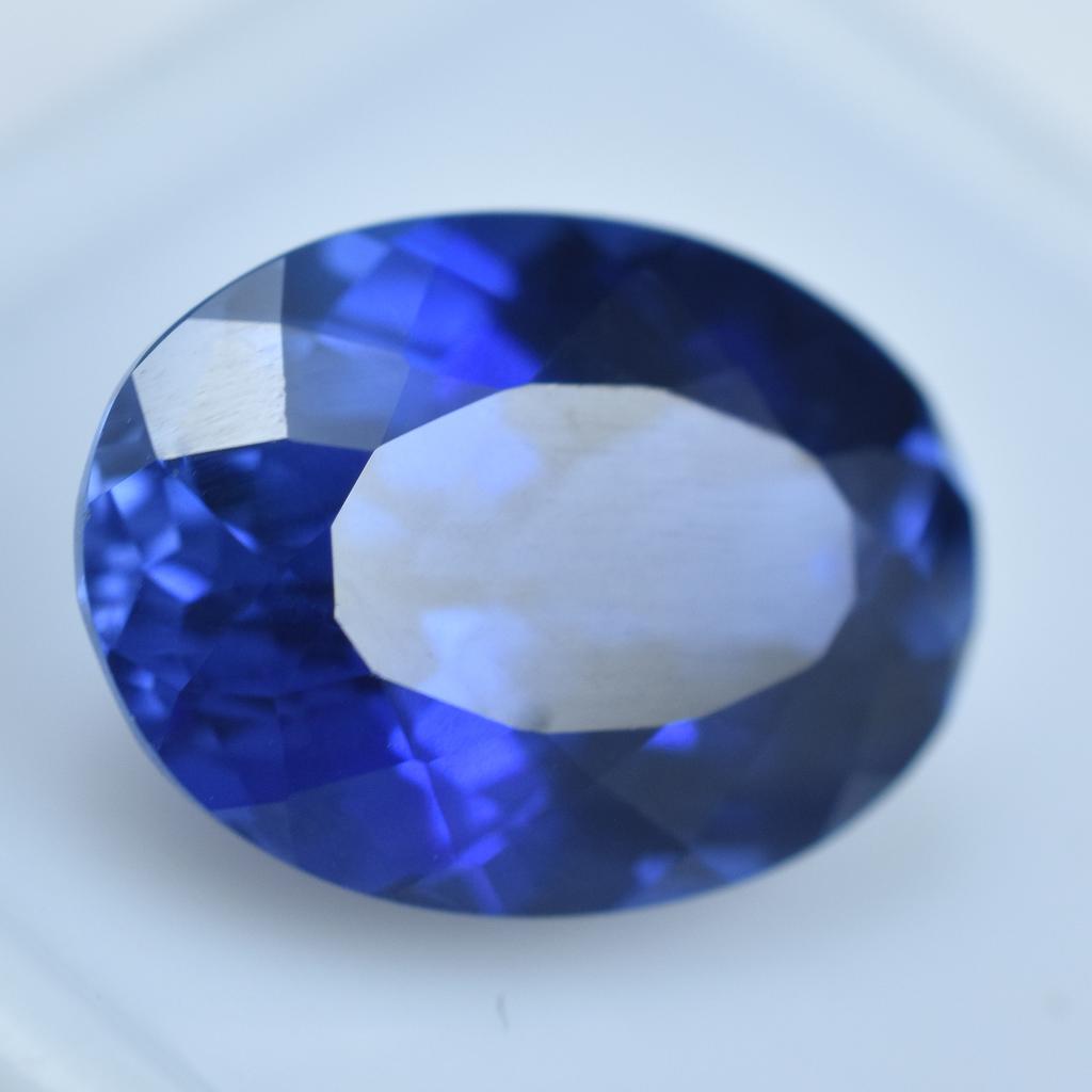 Natural Blue Tanzanite Loose Gemstone 7.05 ct Oval Cut Jewelry Grade for Jewelry Making and Crafts