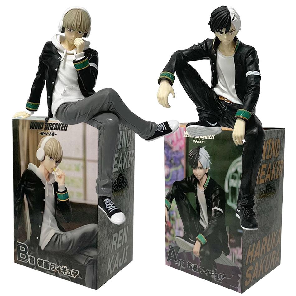 15cm Wind Breaker Sakura Haruka Anime Figure Noodle Stopper WIND BREAKER Kaji Ren Action Figure Collectible Model Doll Toy Gifts
