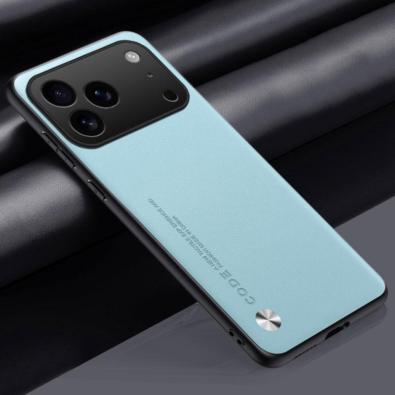 Роскошный чехол из искусственной кожи для iPhone 17 Pro Max, задняя крышка, силиконовый чехол для телефона с полной защитой для iPhone Air iPhone17 Pro 5G Coque