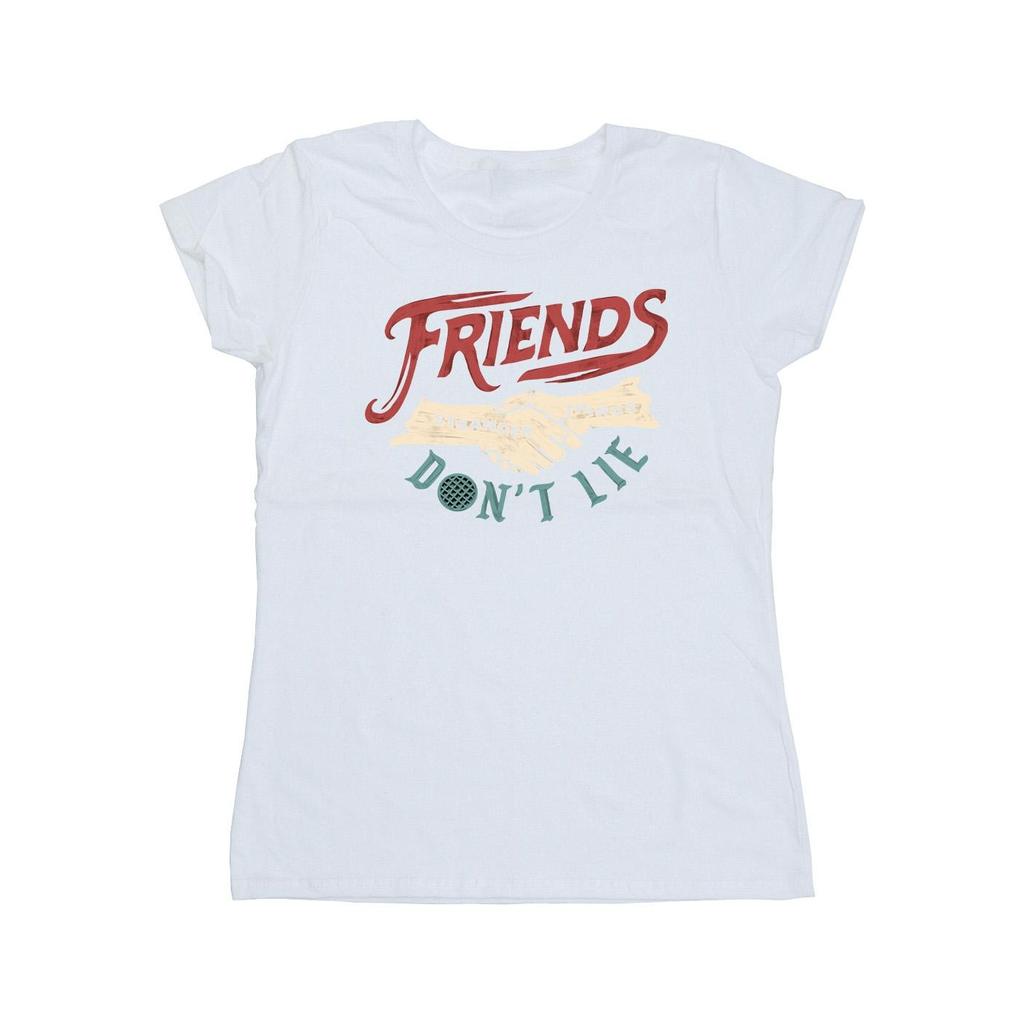 Netflix Womens/Ladies Stranger Things Friends Don´t Lie Hands Cotton T-Shirt