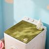 Washing Machine Dust Cover Mat Diatom Mud Absorption Mat Quick-Dry Pad Non-Slip Cut-to-Fit Refrigerator Cover Cloth for Top Loader Washer &