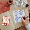 PVC Plastic Clear Stamps for DIY Scrapbooking Photo Album Decorative Cards Making Flower 160x110x3mm