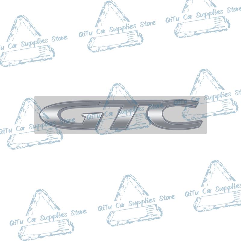 3D Metal GTC Logo Car Front Grille Emblem Rear Trunk Badge Decor Sticker For Opel Astra Insignia Corsa Vectra Zafira Mokka OPC