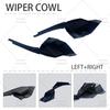 1PAIR Front Windshield Wiper Cowl FOR TOYOTA Sequoia 2008-2013 Car Front Windshield Wiper Cowl Wrap Corner Trim Cover