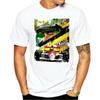 Модная Верхняя Футболка Мужская Женская ИСКУССТВО AYRTON SENNA Оверсайз Футболка С Принтом Мужская Хлопковая Футболка Летний Бренд Футболка Европейский Размер