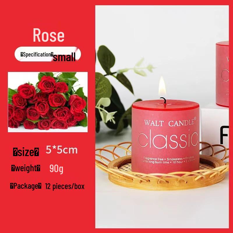 Красочные цилиндрические ароматические свечи - Бездымные для экстренных случаев, свадеб, дней рождения и украшения церкви или отеля