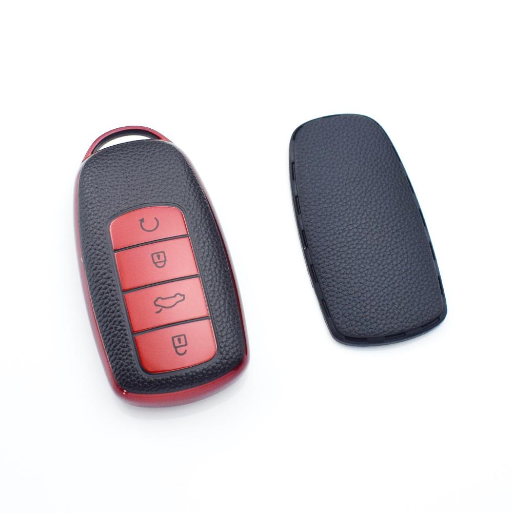 Кожаный ТПУ Автомобильный Чехол-Брелок Чехол для Пульта Ключа Автомобиля для Chery Tiggo 8plus Tiggo 8 New 5 Plus 7pro Max Omoda 5 C5 Аксессуары