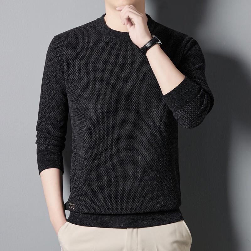 TUCANO Men's Plush Thick Thermal Round Neck Sweater