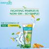 Everyuth Naturals Осветляющий гель для умывания с лимоном и вишней, 150 г, и Naturals Anti Acne, Anti Marks Tulsi Turmeric гель для умывания с туласи и куркумой, 150 г, тюбик