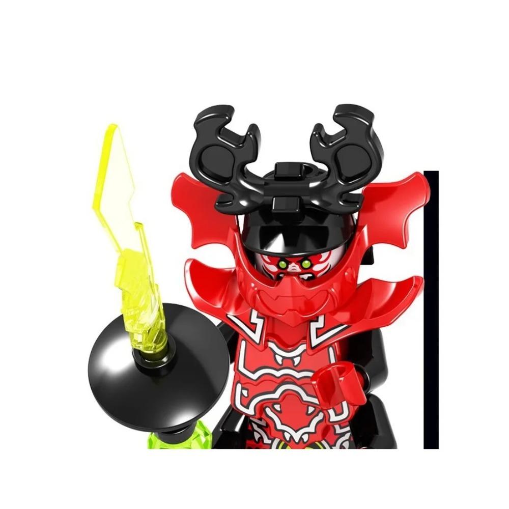 Набор Ниндзя Конструктор Драконы Огненного Леса Запретная Пятерка Мини Фигурки Игрушки