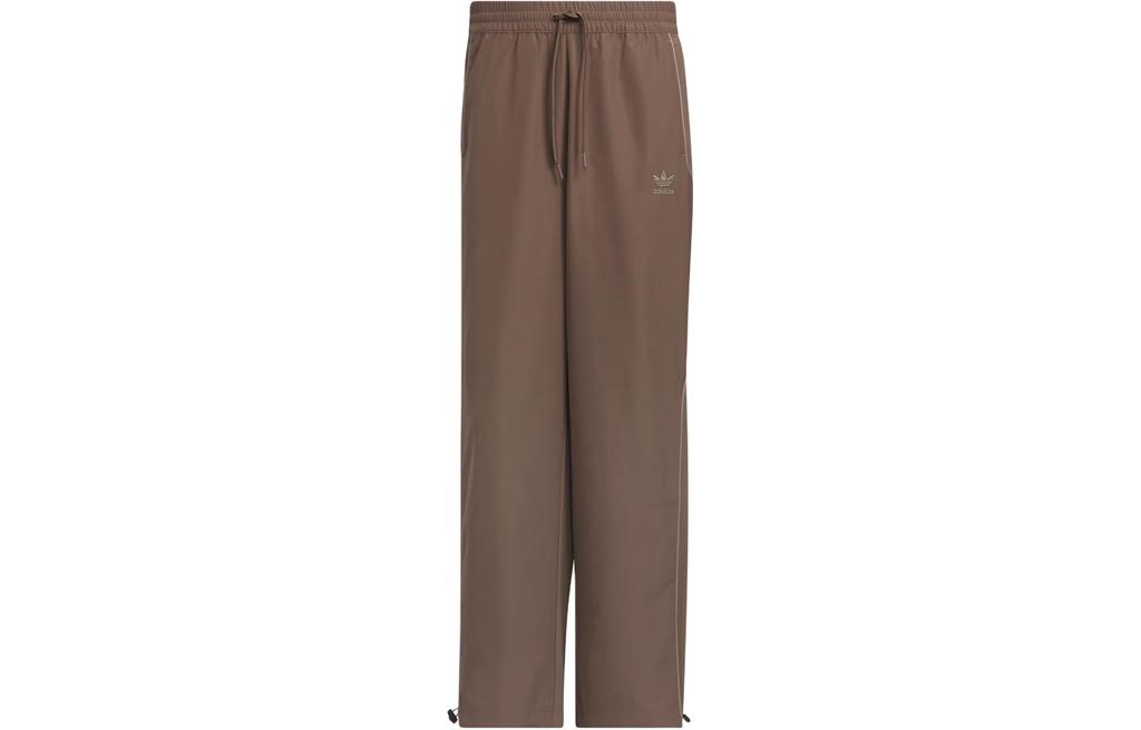 adidas Штаны adidas с 3 полосками, вязаные спортивные штаны, мужские, Stratum Dark Earthy Brown JE3479