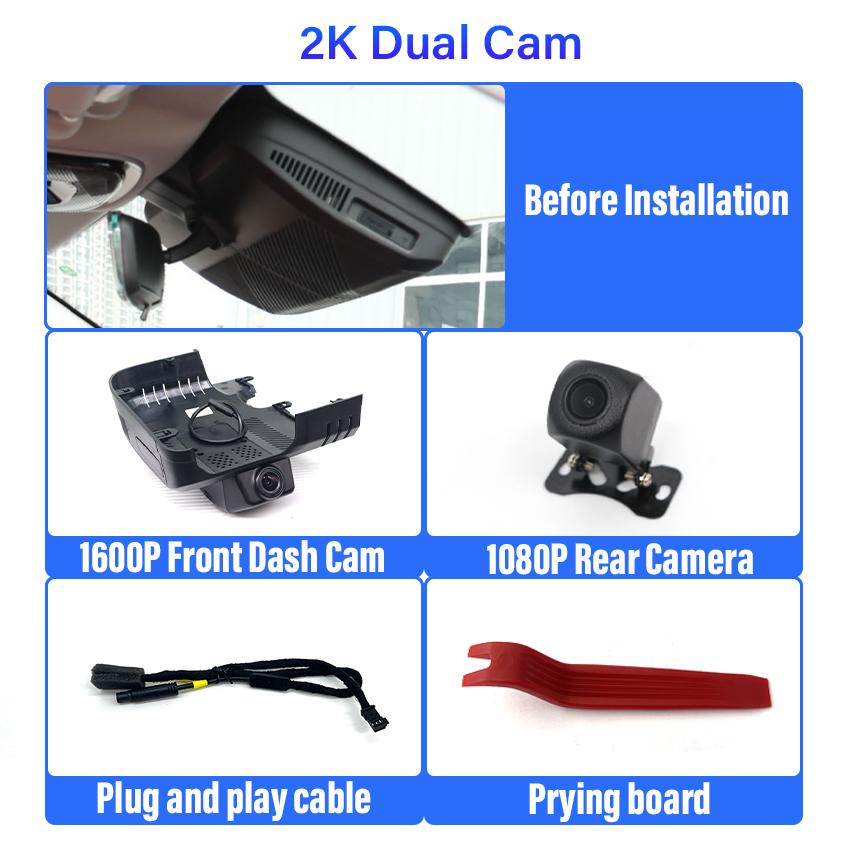 Новый! 4K UHD Plug and Play Автомобильный видеорегистратор Камера на приборную панель для Chery Exeed RX Yaoguang Omoda C9 9 2023 2024 2025 Видеорегистратор Индивидуальный