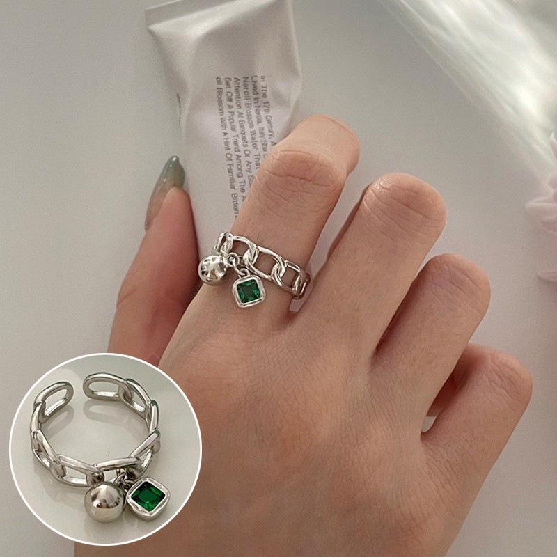 Винтажное посеребренное кольцо из серебра 925 пробы с жемчугом, открытое, для женщин