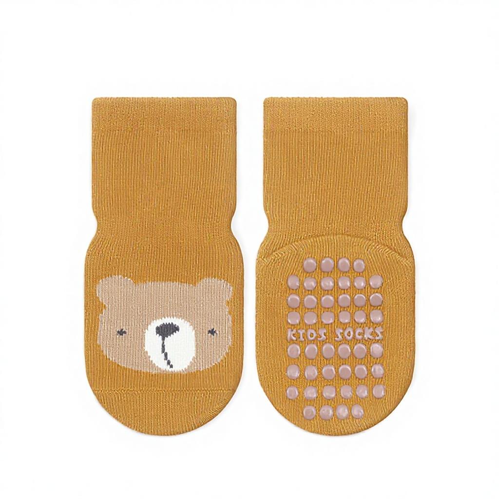 2026 Autumn and Winter Baby Cartoon Anti-Slip Cotton Socks for Newborn Toddlers with Short Tube Dispensing