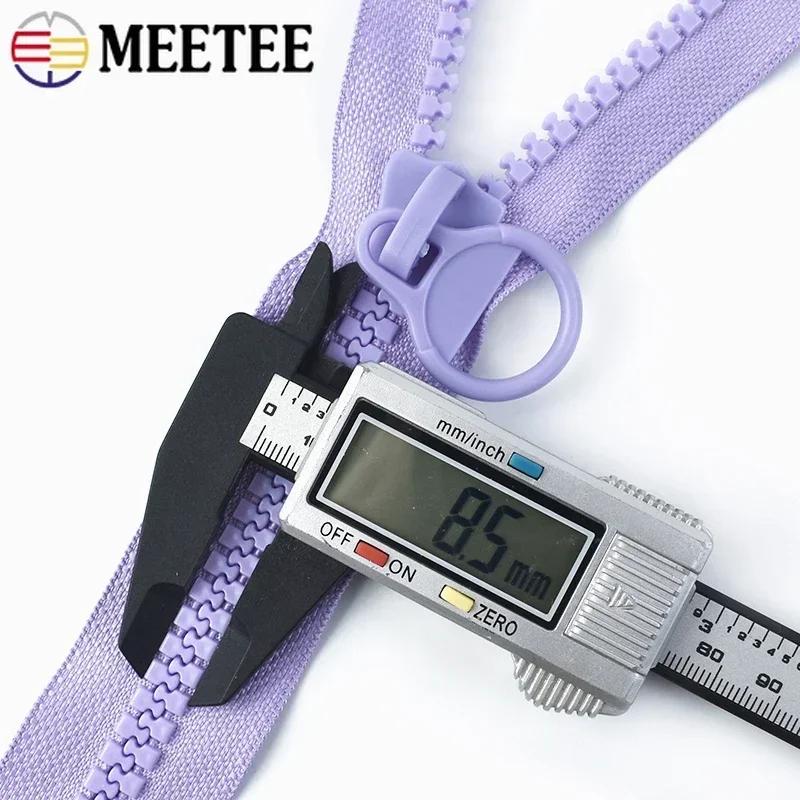 2/5/10 шт. Meetee 20/25/30 см 10# Цветные крупные смоляные молнии Пенал Без конца Застежка-молния Декоративные молнии Швейный ремонт