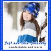 Distressed Knitted Beanie Fuzzy Winter Hats Thick Warm Beanies Y2k Beanie Snow Knit Cap Skull for Women Men