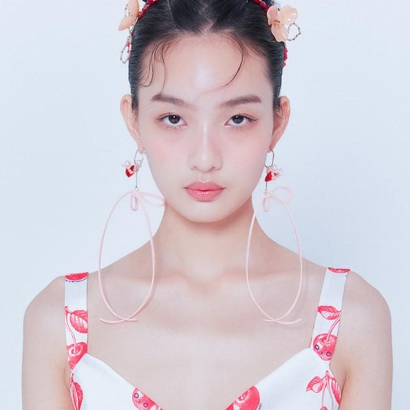 LOVUEE Серьги «Расцветающие из сердца ангела»