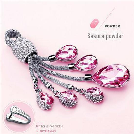 Высококачественный брелок для ключей в виде подковы из бриллиантов для женщин, подходит для подвески на веревке