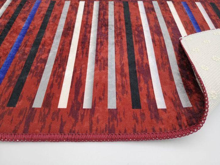 Tapis Rayures Bordeaux Dimensions - 160x230