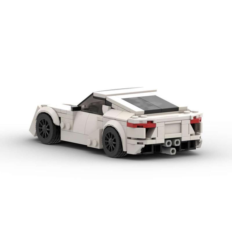 Креативный гоночный автомобиль MOC Кирпичи Мини-частицы Спортивный автомобиль Строительные блоки DIY Головоломка Подарок для Детей Взрослых