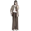Fleece glutinous rice pants women's autumn and winter new small drape loose lazy straight casual thickened wide-leg pants