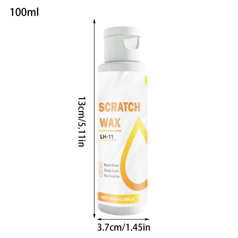 Средство для удаления царапин на автомобиле Swirl Remover Professional Car Paint Deep Scratch Repair Agent 100ml Car Paint Scratch Repair For All Vehicle Paint