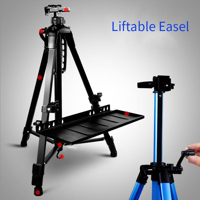 Foldable Painting Tripod Art Student Specific Sketching Tool Holder Portable Aluminum Alloy Liftable Easel