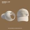 Women's trendy cap, suitable for ponytails, golf baseball cap, breathable sunshade cap with an open top for outdoor sports in all seasons