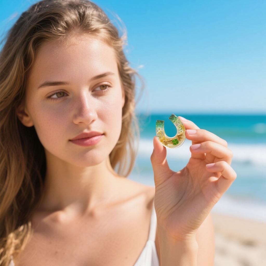 Horseshoe Pocket Hug, Horseshoe Blessing Pocket With Blessing Card, Inspirational Charm Souvenir Gift For Friends