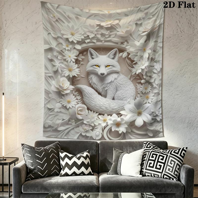 Sculpture Animals Wall Tapestry Aesthetic Wall Hanging Printed Fabric Blanket Decorative Tapestries for Bedroom Living Room Home Decor