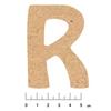 MDF Wood Alphabet Adhesive 7.5cm Letter R
