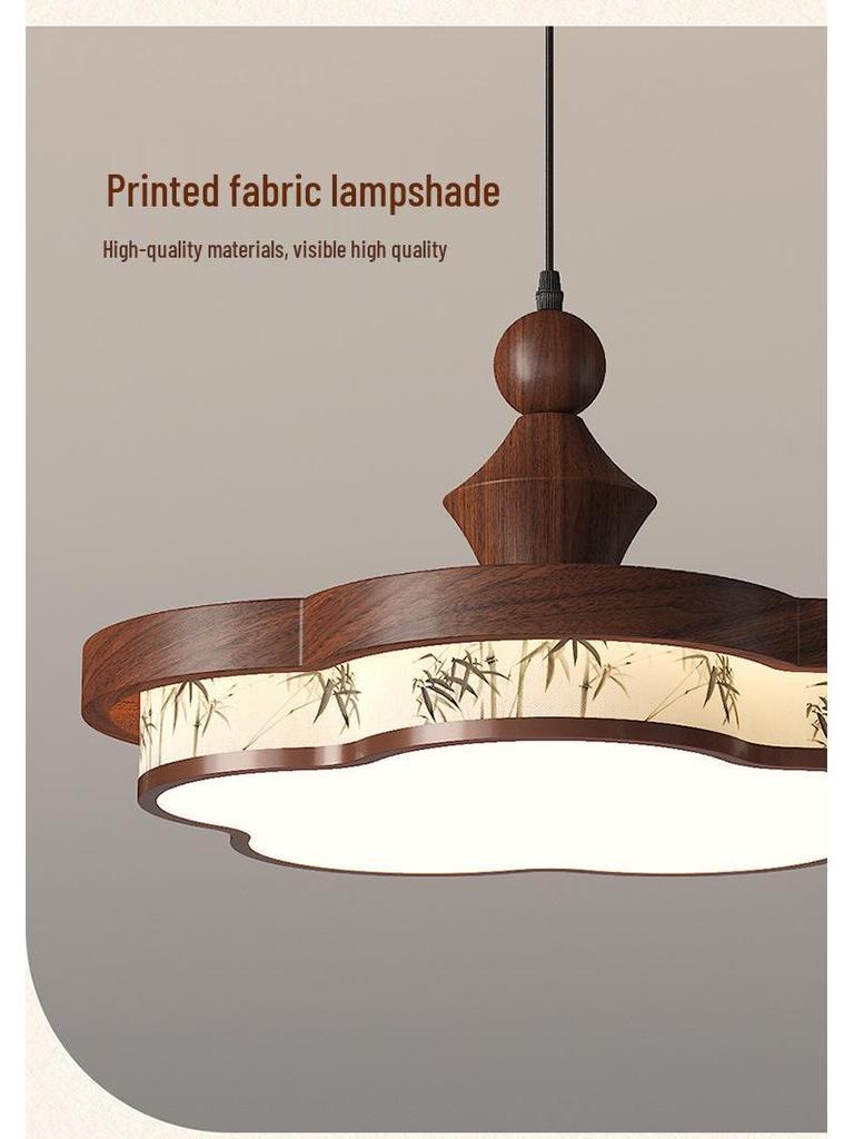 Бамбуковая ткань, люстра для столовой или спальни
