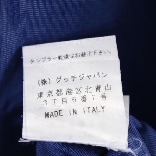Gucci Сделано в Италии Рубашка с длинным рукавом 38 Синеватый Мужская Б/у