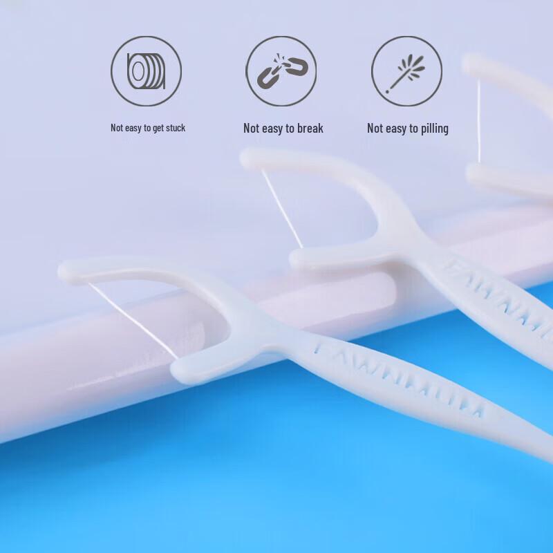 Deer Mum High-Tensile Dental Floss Picks (300 Count)