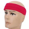 Unisex Sports Elastic Breathable Soft Warm Sweat Absorbing Hairband Head Wear (Red Rose)
