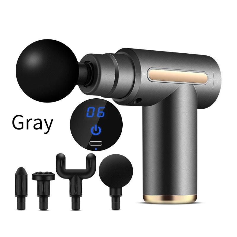 1 шт. Массажный пистолет для расслабления мышц Массажное оборудование Воротник-халат Массажный инструмент для шейного отдела позвоночника Мини-пистолет для фасций Беспроводной