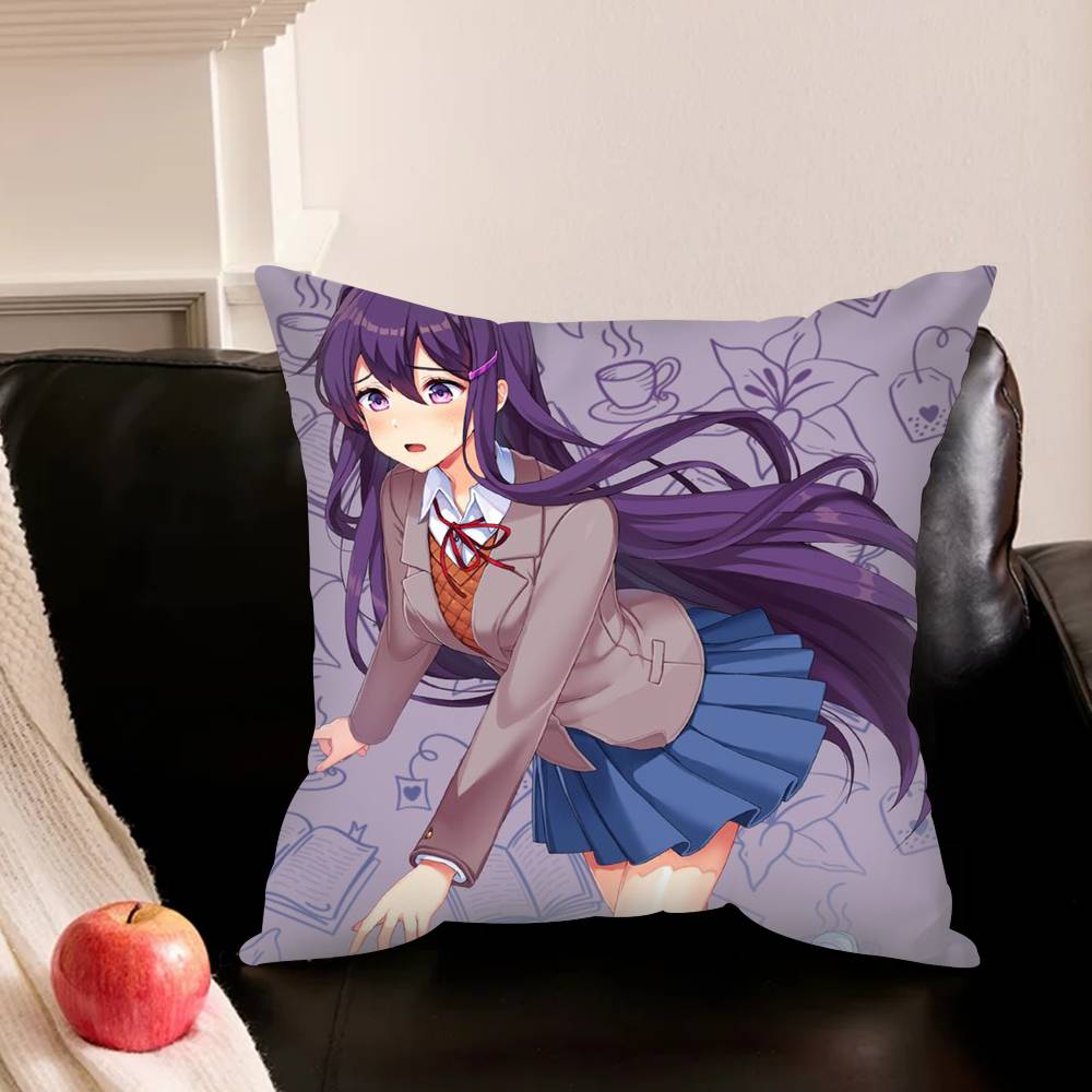 Подушка-чехол для подушки из игры Doki D-Doki L-Literature C-Club Чехол для подушки на диван в гостиной Чехол для подушки на кровать в спальне Домашний декор