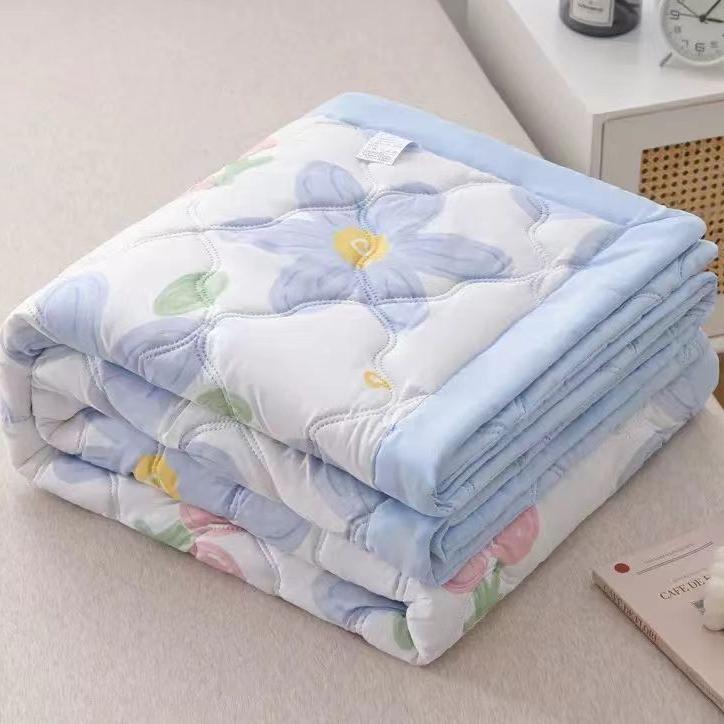Благоприятное для кожи одеяло с кондиционером, одноместное двойное летнее прохладное одеяло, тонкое одеяло весной и осенью