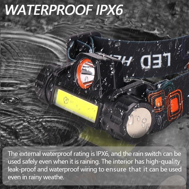12000LM Waterproof Powerful LED Headlamp XPE + COB USB Rechargeable Headlight Head Torch Head Lamp