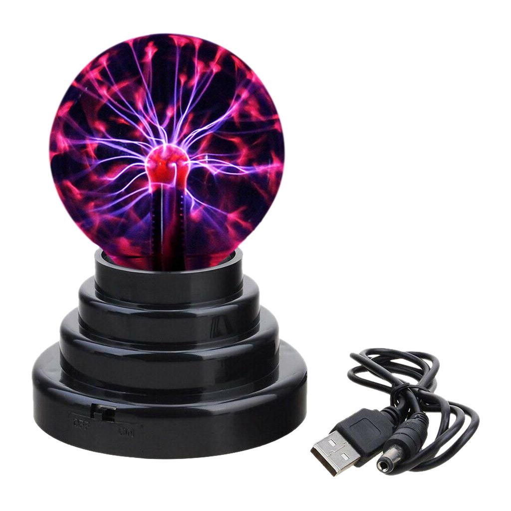 Плазменный шар светочувствительный USB/на батарейках украшение для подарка ребенку