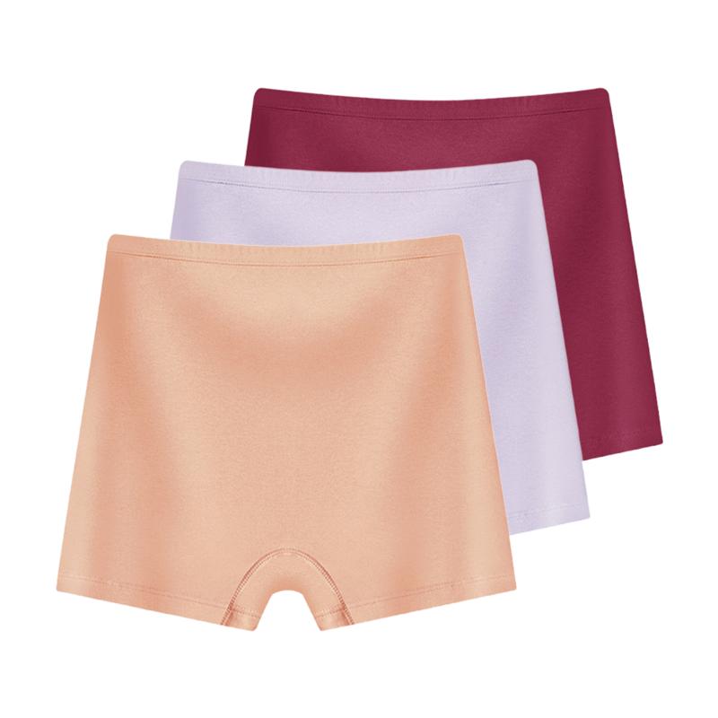 3Pieces/Lot Women's Underwear Boxer Briefs High Waist Panties Plus Size Bottoms Cotton Underpants Lingerie XL-6XL