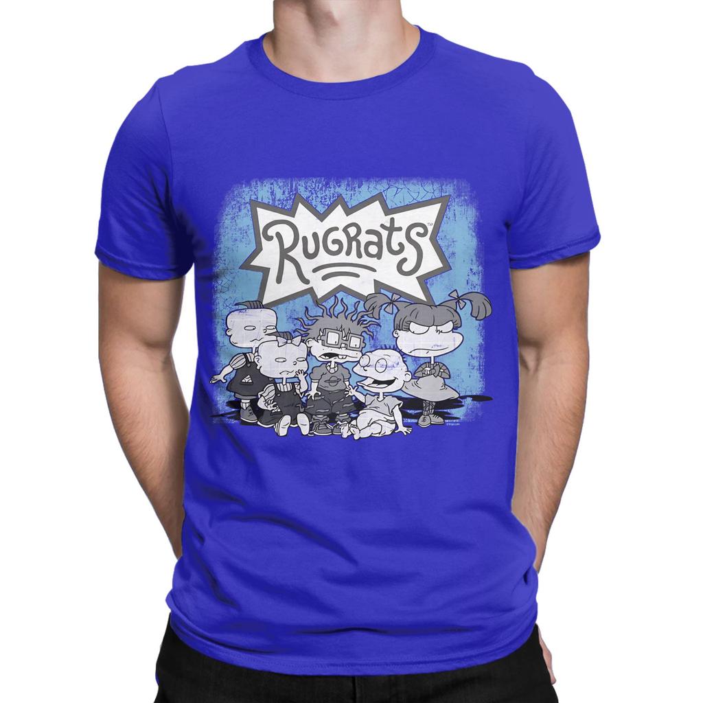 rRugrats Angelica Babies Vintage Grayscale Group Shot Funny Graphic 100 Cotton TShirt rRugarts Tops Tees For Unisex