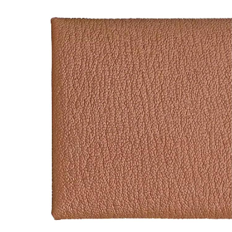 Hermes Calvi Duo Mysore Goat Leather Wallet Card Holder Regular Women Wallets Quebracho Mauve-Sylvestre H083038CKAI