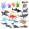 Детализированный набор ПВХ фигурок животных с насекомыми, динозаврами, лесными существами и морскими животными